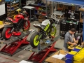 Preparing the Empulse RR bikes for racing.