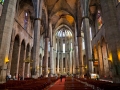 Inside the Cathedral Santa Maria del Mar.  It's one of the most beautiful cathedrals I've ever seen.